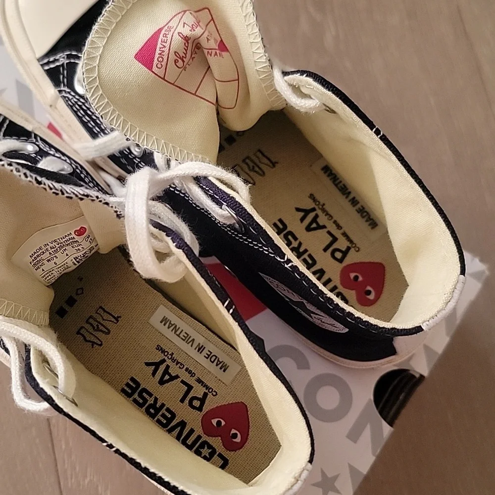 Comme des Garcons PLAY X CONVERSE size 6/36.5 - Picture 7 of 7